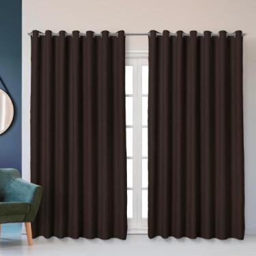 Imagem de Cortina Blackout Corta Luz 6,00m x 2,60m Tecido Encorpado Liso Elegant