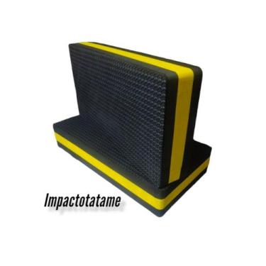 Imagem de Step EVA 60CM X 30CM X 14CM Amarelo - Academia fitness