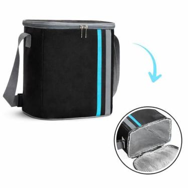 Imagem de Bolsa Térmica 9L Impermeável com Alça Ajustável para Alimentos e Lanch