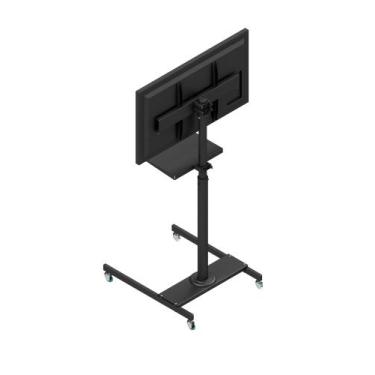 Imagem de Pedestal para TV, monitor 27" a 75" com bandeja e rodízios - Avatron S
