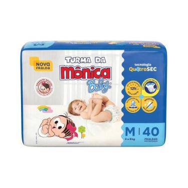 Imagem de Fralda Infantil Turma da Mônica Tripla Proteção Jumbo - - Huggies, M