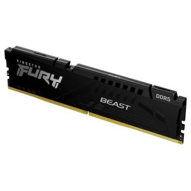 Imagem de Memória RAM Kingston Fury Beast, 16GB, 5200MHz, DDR5, CL40, para Intel XMP, Preto - KF5...