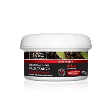 Imagem de D'agua Natural Creme De Massagem Pimenta Negra - 300g