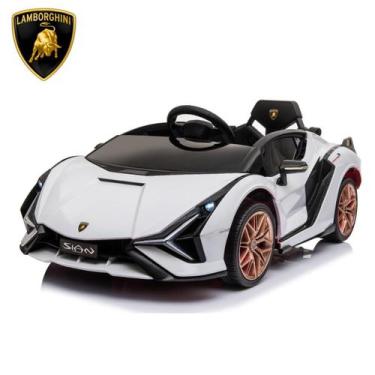 Imagem de Mini carro elétrico lamborghini sian - Importway, Branco