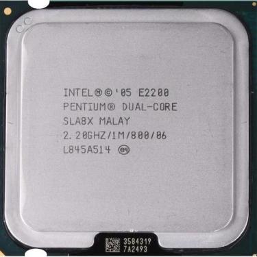 Imagem de Processador Intel Dual Core E2200 2.2 Ghz 775 Oem