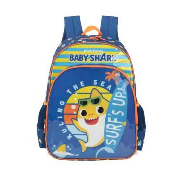 Imagem de Mochila Costas G 16 Baby Shark Big Show Luxcel IS37481BS, Laranja