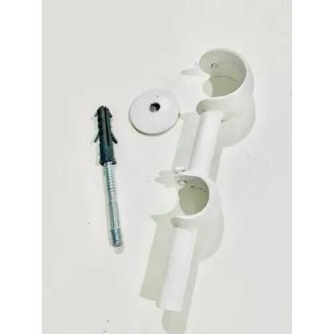 Imagem de Suporte P/ Cortina Tubo/varão Duplo 19/28mm Metal - KAZA104 Decor, BRA