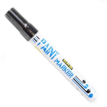 Imagem de Caneta Permanente Paint Marker CKS Preto 12 UNIDADES, Paint Marker