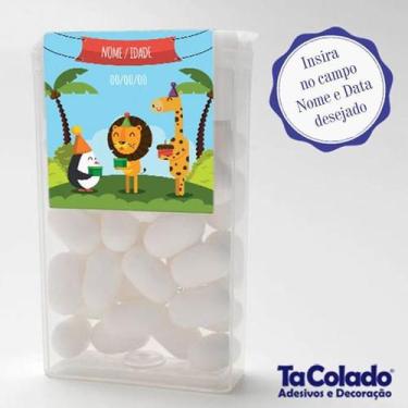 Imagem de Adesivo Personalizado para Tic Tac - TaColado, Zoo