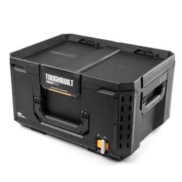 Imagem de Caixa Organizadora Modular para Ferramentas Stacktech TB-B1-B-50 com Bandeja Interna Toughbuilt Brasil