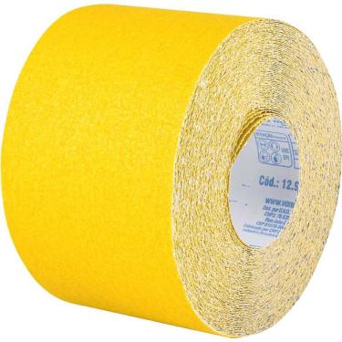 Imagem de Lixa Costado de Papel em Rolo Lp 100 Grão 50 120mm X 25m para Massa Gesso Alvenaria e Madeira Vonder