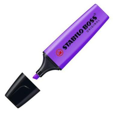Imagem de Pincel marca texto Boss 70 - violeta - Stabilo