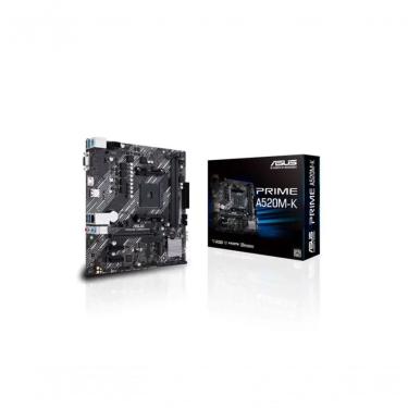 Imagem de Placa Mae PRIME A520M-K Micro ATX DDR4 para Processador AMD Ryzen Socket AM4 com Slot M.2 Asus