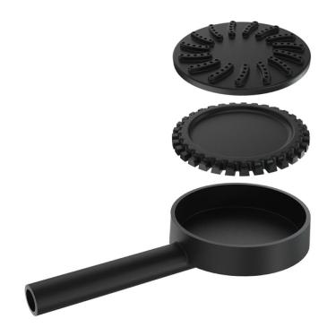 Imagem de Queimador Palmatoria Médio Completo de Alta Pressão 13cm para Fogão Industrial Ferro Fundido Libaneza