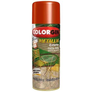 Imagem de Verniz Spray Colorgin Metallik Exterior 350ml Cobre Metálico