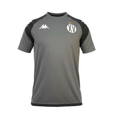 Imagem de Camisa XV de Piracicaba Kappa 2026 Treino Cinza - Masculino Tamanho:MC