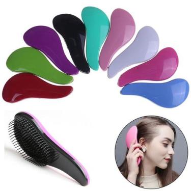 Imagem de Escova de Cabelo Desembarcadora Estilo Tanglee Mágica Funcional - Verd