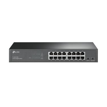 Imagem de Switch Gigabit Ethernet 16 Portas TL-SG1016D 10-100-1000Mbps Comutação 32Gbps TP-Link