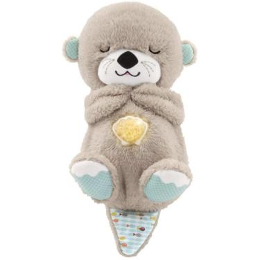 Imagem de Pelúcia Fisher-Price Lontra Hora Dormir com Movimento Rítmico e Músicas Calmas Mattel