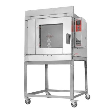 Imagem de Forno Turbo a Gás Spolu Trabor SPL-601G5 Aço Carbono 5 Esteiras Inox Monofásico 220V