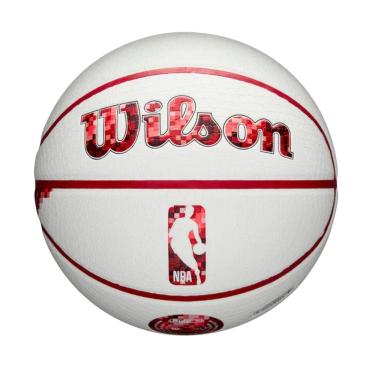 Imagem de Bola de Basquete Pixel Tamanho 7 NBA Team Chicago Bulls Quadras Internas Externas Wilson