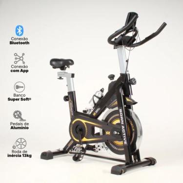 Imagem de Bicicleta Spinning Active PRO Com roda de inércia de 13 kg Ajustável e
