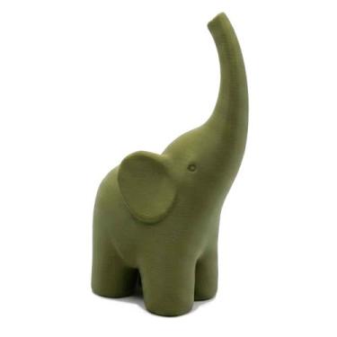 Imagem de Elefante Decorativo Texturizado Efeito Tricot Moderno Minimalista - De