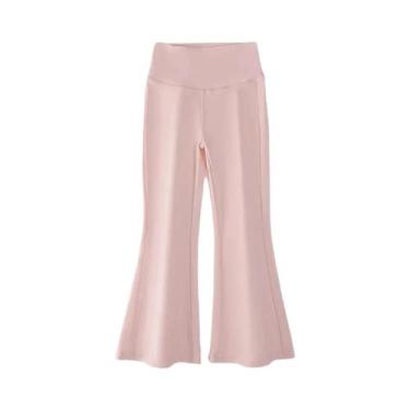 Imagem de Leggings Flare De Cintura Alta Para Meninas, Calças Confortáveis E Mac