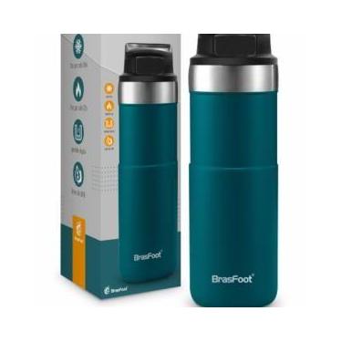 Imagem de Garrafa evolution 500ml - azul petroleo 14101 brasfoot