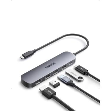 Imagem de Anker Hub USB-C 5 Em 1, HDMI 4K@30Hz, 5Gbps USB 3.0 e USB-C Thunderbolt