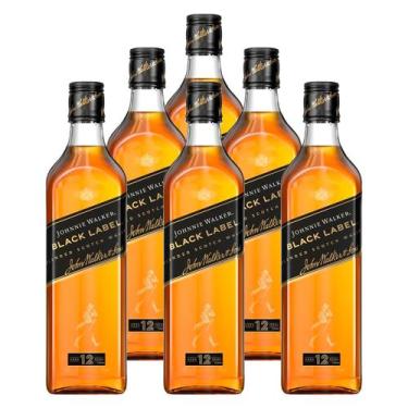 Imagem de Whisky Johnnie Walker Black Label 500ml 6 Unidades