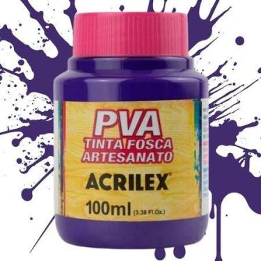 Imagem de Tinta Pva Fosca 100ml 516 Violeta Acrilex