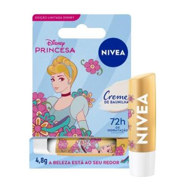 Imagem de Hidratante Labial Nívea Ed. Limitada Disney Princesa Cinderela Creme d