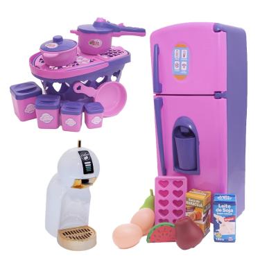 Tocar Cozinha,Conjunto brinquedos jogo realista cozinha crianças -  Brinquedo comida infantil fofo para berçário, jardim infância, jogo cozinha  Kumprohu