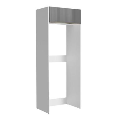 Imagem de Porta Geladeira Madesa Lux 1 Porta Basculante - Branco/Cinza