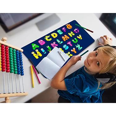 Imagem de Mouse Pad/Desk Pad Grande 30x70cm - Infantil Alfabeto Divertido