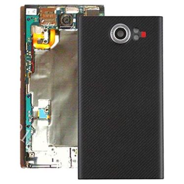 Imagem de Acessórios para celular tampa traseira com lente da câmera para Blackberry Priv (versão dos EUA) (preto) (Color : Black)