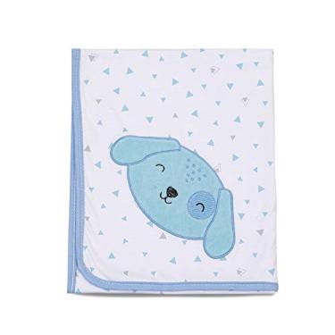 Imagem de Papi Manta de Malha, Azul, 90 x 80 cm