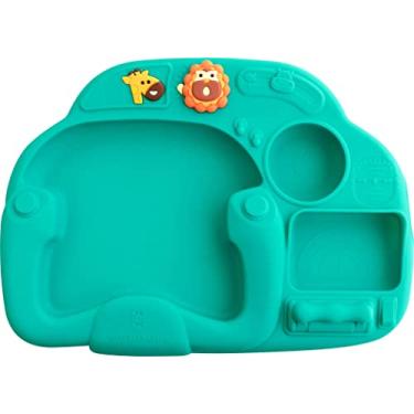 Imagem de Marcus & Marcus Prato com Divisória e Sucção Piloto Verde