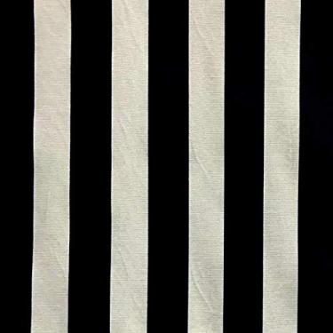 Imagem de Tecido Gorgurinho Preto e Branco Listrado 1,50m de Largura