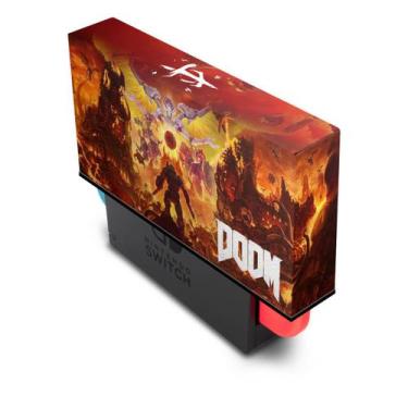 Imagem de Capa Anti Poeira Compatível Nintendo Switch - Doom - Pop Arte Skins