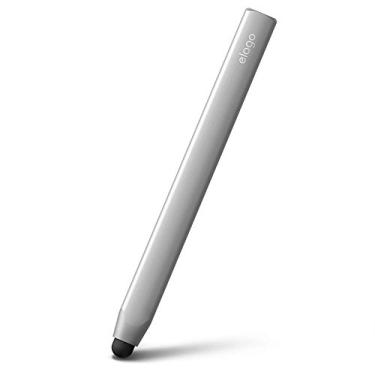 Imagem de elago Canetas Stylus de alumínio premium para todos os tablets/celulares com tela sensível ao toque (prata) compatíveis com iPhone, iPad, Galaxy S, Galaxy Tab, Kindle Fire
