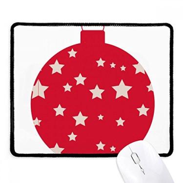 Imagem de Mousepad de Natal com borda costurada, tapete de borracha para jogos
