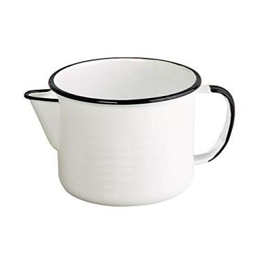 Imagem de Caneca com bico 12 Esmaltado Branco 1000 ml - Ewel