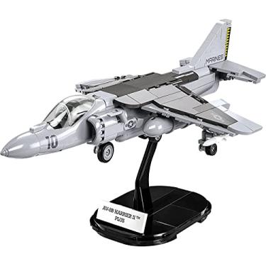 Imagem de AVIAO MILITAR AMERICANO AV-8B HARRIER II PLUS BLOCOS PARA MONTAR COM 424 PCS