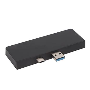 Imagem de Hub USB C, Docking Station USB C Ultrafino Portas USB 3.0 Duplas para Empresas (Preto)