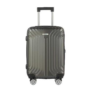 Imagem de Mala de Viagem de Bordo Pequena 10Kg em ABS Rodinhas 360º Multmaxx (Cinza)