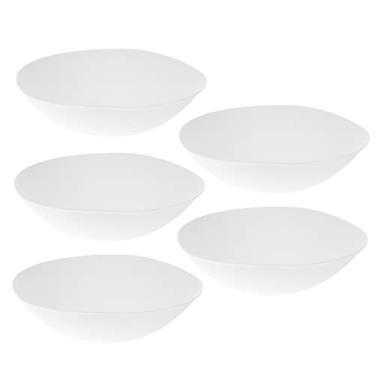 Imagem de PACKOVE 5 Pares Almofadas De Sutiã Redondas Tamanho Grande Inserções De Sutiã Redondo Formas De Mama Enchimento De Copo De Sutiã Falsos Poliéster Garota Branco Almofada De Reforço