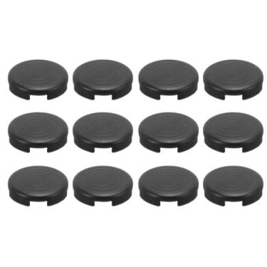 Imagem de Tampas de botão de substituição para botões de pressão mecânicos, tampas para Kailh, Cherry, TTC, Akko, Glorious Switches Caps, acessórios para botões de fliperama (Preto)