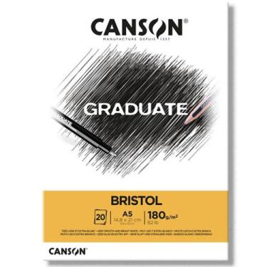 Imagem de Bloco Canson Graduate Bristol A5 180 G/M 20 Fls C400110382